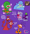 Goofy Alien Doodles by Bowsaremyfriends