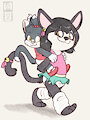 Piggyback Kitties -By LittleBearArnold- by DanielMania123