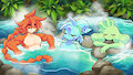 Spaicy and friends at the Hot Springs by Spaicy