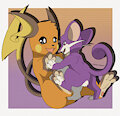 Raichu and Rattata