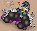 Wandas wolfy Toesie Toes by TheRedSkunk
