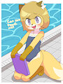 Getting ready for a swim by Alisune