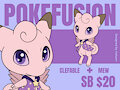 CLEFABLE x MEW (OPEN) by riorioluu