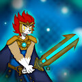 Un dan art que hice de Laval de lego chima. by jayritus