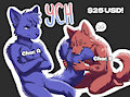 $25 USD Duo/Partner/Yume/Friend YCH by Snarlen