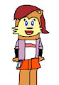 Sally Acorn Cosplays Nagisa Misumi 2