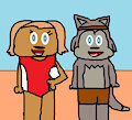 Dottie And Zipper At The Beach