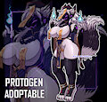 [ADOPTABLE] / Goddess Jiangshi Protogen by Serandres