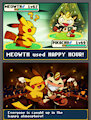 Meowth & Pikachu's Happy Hour: Commission by KAZOKO