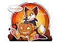 Halloween CHI The fox by Kitsunal