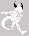 Femboy Warrior Special Commission - Straw The Dragon by PantyRanger