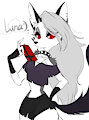 Crimson Moon Wolf Girl by cressidafoster6