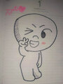 LF: moon in my sketchbook