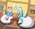 Post-spa pampering by Merrit