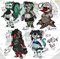 |ADOPT PACK №2| 5/5 OPEN by DENUSKA08