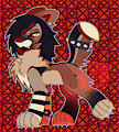 Coydog With SWAG!!! [ART TRADE]