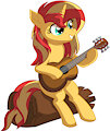 Sunset Shimmer - Guitar by CyanLightning