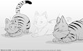 Sketch 624 - Ubi , Meow Meow + Papaya by WinickLim