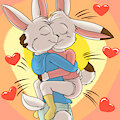 Loving Bunnies! by ConejoBlanco