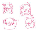 Juliet Head Sketches by SofyCatDasher