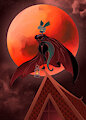 Countess Over the Blood Moon by InfinityArtistix