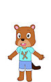 (My OC) Beige the Beaver by Bali0004
