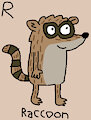 Rigby in AngesSZ's Animal Alphabet Cards by NickJrBunniesFan