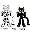 Ivan and Igor Drawing by Logawesome9