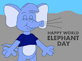 Happy World Elephant Day by FoxLover2002