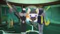 Mal0 with Lolbit and hadal moyo by XadaCZ