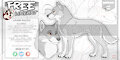 F2U: Canine/Wolf + Headshot (cartoony)