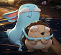 Barry x Trevor Hug by Gugleamo