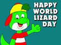 Happy World Lizard Day by FoxLover2002