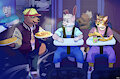 Pizza Party by ChronoKitten