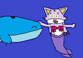 Mercat Pets A Baby Whale by jeremycrimson