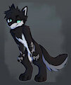 Dark Canine Fullbody Art by Edipil