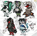 |ADOPT PACK №2| 5/5 OPEN by DENUSKA08
