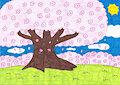 Cherry Blossom Field by KatarinaTheCat18