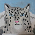 Snow Leopard Painting by JoshPikaDPlover2017
