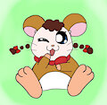 Pepper Paw Tease (Hamtaro) by YarnFeathers