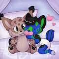 [C] Plushie Hug 4 by UniaMoon
