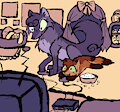 video gamers by WispyVixen