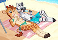 [AI] Beach day by Girafarig