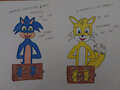Sonic and Tails are having fun by Rockyon2066