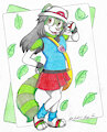 Leaf Raccoon by SilverSimba01