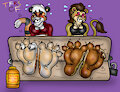 Itchy Big Kitty Gals by TheRedSkunk