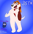 Rover Dangerfield 35th Anniversary (Late) by PrincessTheWolf