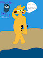 RQ: Ty getting ready for a swim by PrincessTheWolf