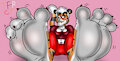 Rubys Tigress Toesie Toes by TheRedSkunk