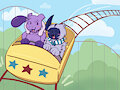 Rollercoaster ride (COMMISSION FOR ME) by HyperChibiAbsol